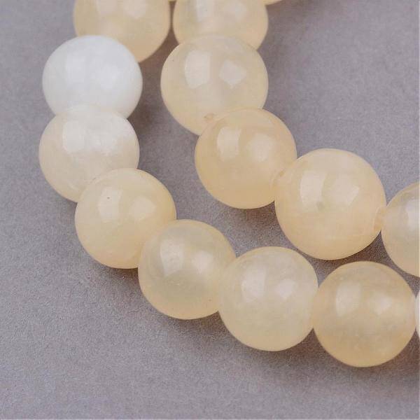 Natural Yellow Jade Beads Strands