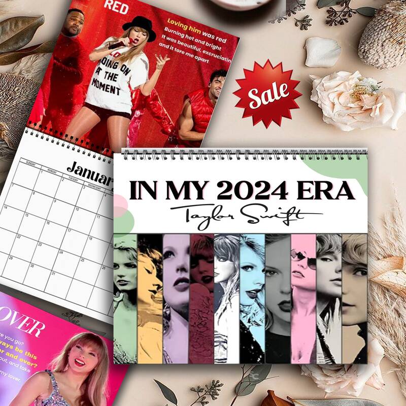 2024 Taylor Swift Wall Calendar, Swift Eras Tour Inspired Desk Calendar Taylor Swift Version Calendar