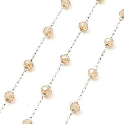 Glass Round Beaded Chains
