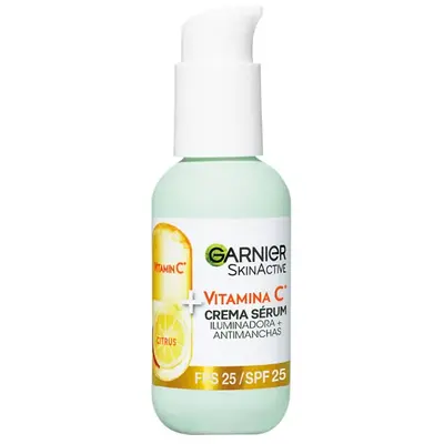 Garnier SkinActive Crema Siero Illuminante Anti-Macchie Vitamina C SPF25 50ml