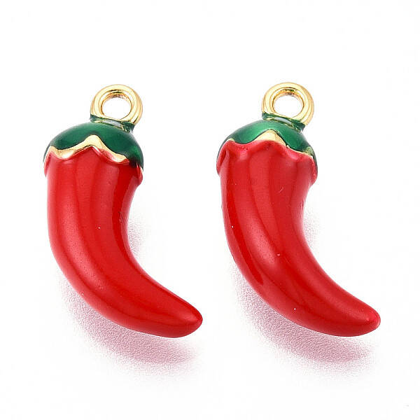 Brass Enamel Pendants