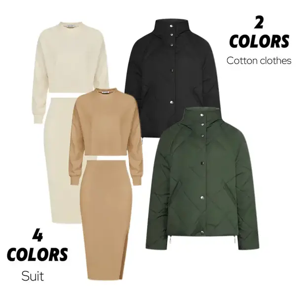 GRACE KARIN Women's 2-Piece Sweatsuits Set Outfits Long Sleeve Half Zip Pullover Sweatshirt Joggers Soft Tracksuit Cropped T...