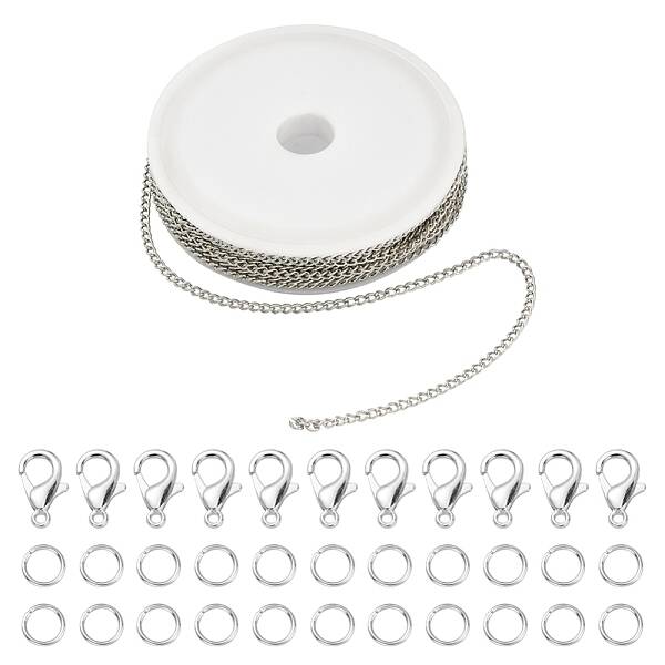 DIY Chains Bracelet Necklace Making Kit