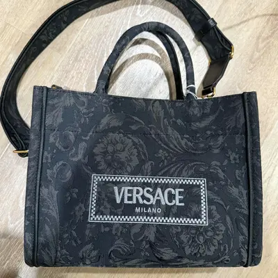 Pre-owned VERSACE fabric tote bags Tote Barocco Athena Small