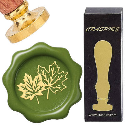 Brass Wax Seal Stamps with Wood Handle