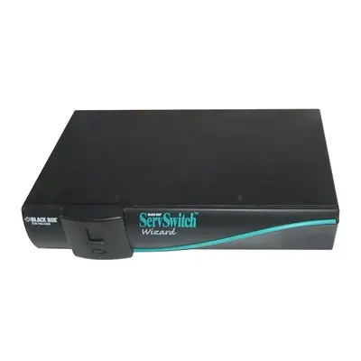 SW651A Black Box ServSwitch Wizard 2-Port KVM Switch 2, x 1 2 x mini-DIN (PS/2) Keyboard, 2 x mini-DIN (PS/2) Mouse, 2 x HD-1...