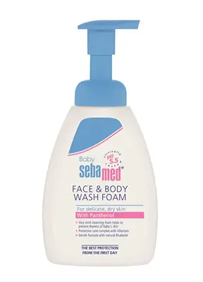Sebamed Schiuma Detergente Per Viso E Corpo Per Bambini Baby (Schiuma Detergente Per Viso E Corpo) 400 Ml