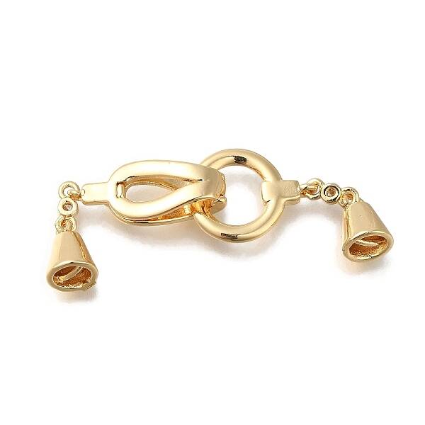 Brass Fold Over Clasps