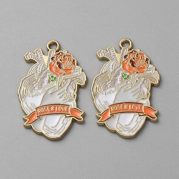 Alloy Enamel Pendants