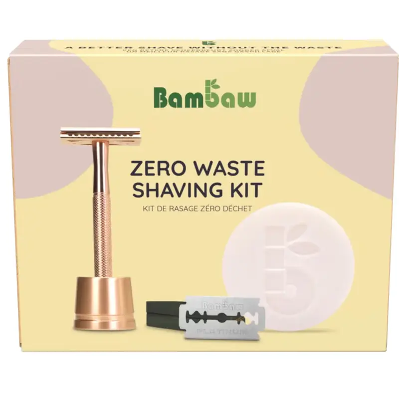 Bambaw Rose Gold Shaving Set