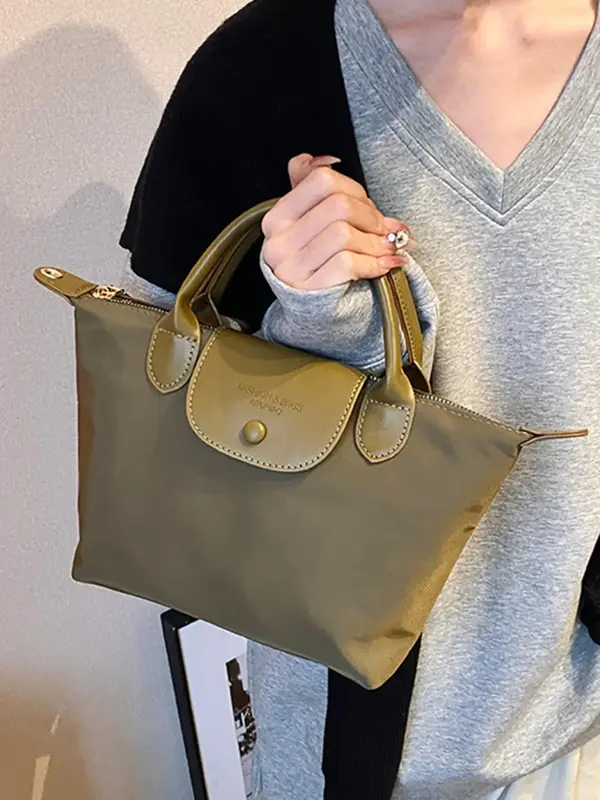 Women's Solid Color Shoulder Bag, Fashionable Crossbody Bag for Daily Used, Casual Trendy Versatile High-quality Daily Commut...