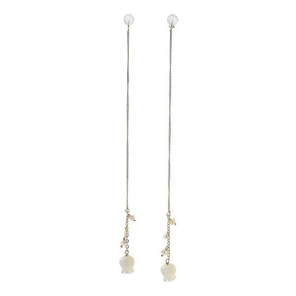 Natural Pearl Ear Studs