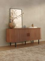 【Father Day Gift】ONBRILL TV Stand with Power Outlet for TVs up to 60/70 Inch, Entertainment Center with Storage and Adjus...