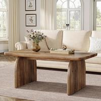 Tribesigns Rectangle Coffee Table, 47-Inch Wood Rectangular Living Room Table, Farmhouse Accent Center Low Cocktail Tea Table...