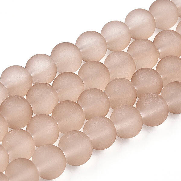 Transparent Glass Bead Strands