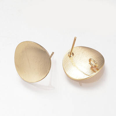 Brass Stud Earring Findings