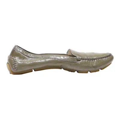 GUCCI Loafer Shoes Green Leather Womens UK 5