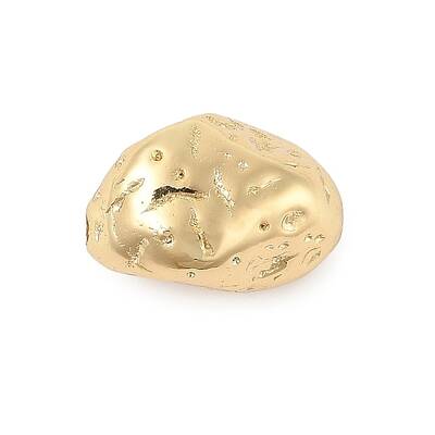 Nuggets Brass Beads