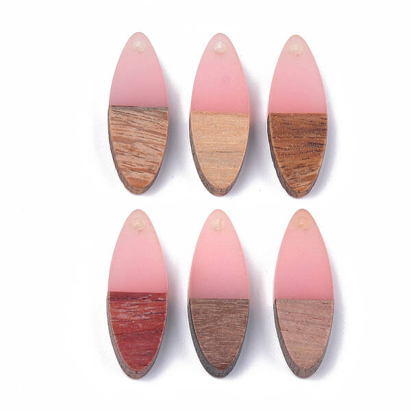 Resin & Walnut Wood Pendants