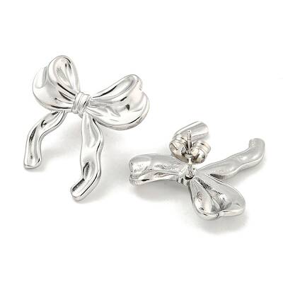 Non-Tarnish Ion Plating(IP) 304 Stainless Steel Stud Earrings for Women