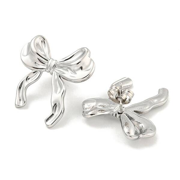 Non-Tarnish Ion Plating(IP) 304 Stainless Steel Stud Earrings for Women