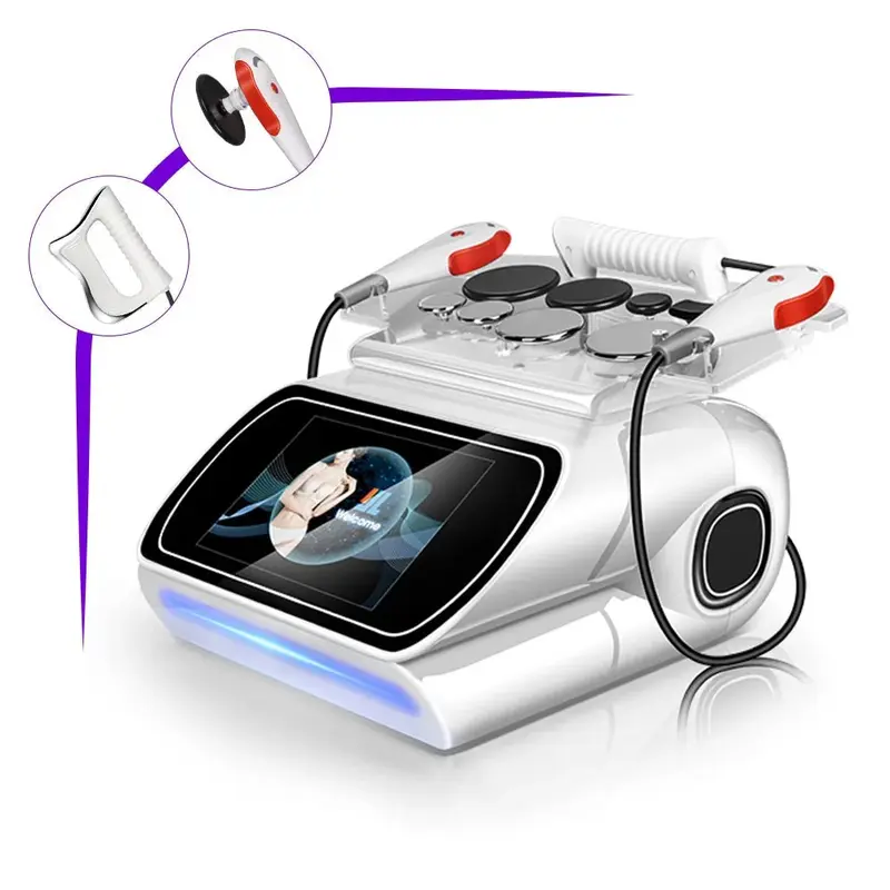 3 In 1 Tecar Therapy Machine With CET RET Massage Gun For Body & Face Management