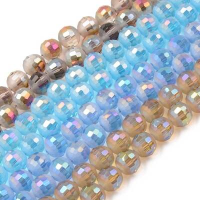 Electroplate Glass Beads Strands