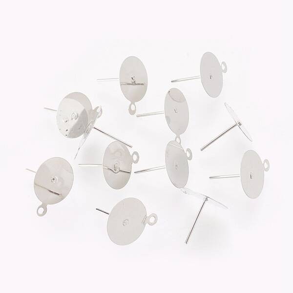 Iron Stud Earring Findings