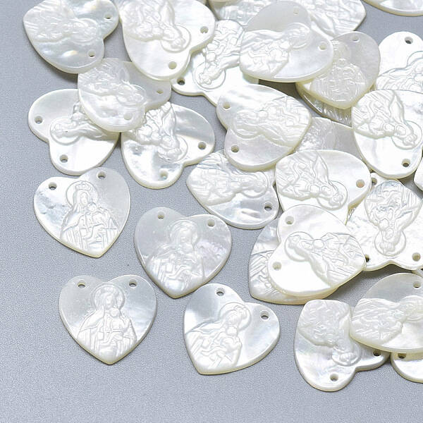 Natural White Shell Mother of Pearl Shell Pendants