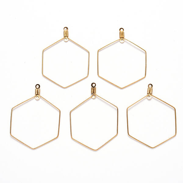 PVD Vacuum Plating 304 Stainless Steel Wire Pendants