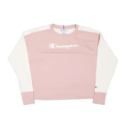 CHAMPION Sweatshirt Pink Womens M