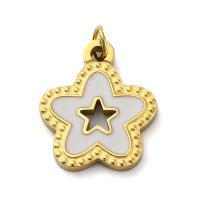 304 Stainless Steel Enamel Charms