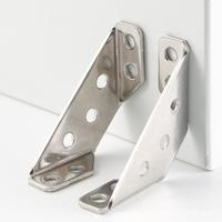20 Corner Codes +120 Screw Stainless Steel Multifunctional Angle Bracket Connector, Three-sided Fixed Angle Iron Bracket stai...