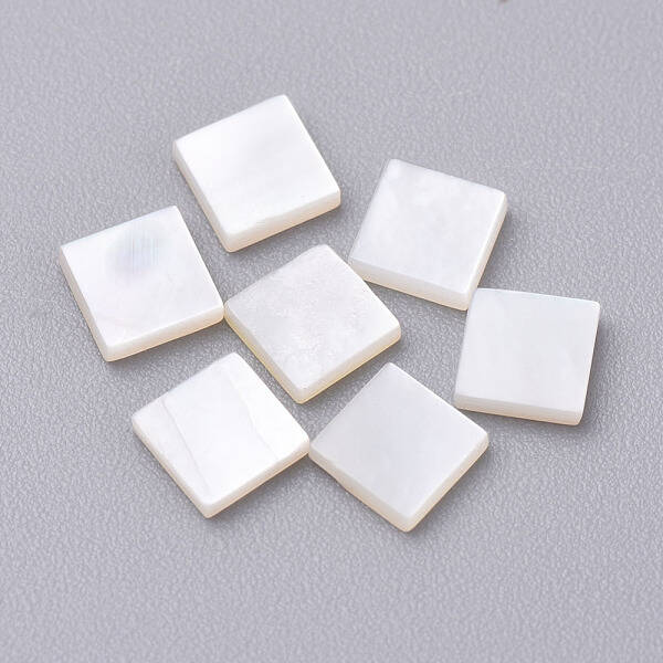 Natural White Shell Mother of Pearl Shell Cabochons