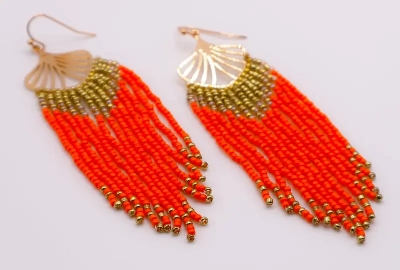 Golden Leaves Earrings