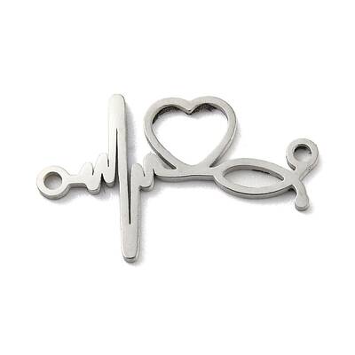 Non-Tarnish 304 Stainless Steel Connector Charms