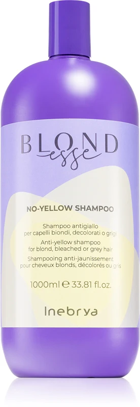 Inebrya blondesse no-yellow shampoo 1000 ml