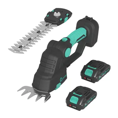 Garvee Hedge Trimmer Cordless with 2 Battery & Charger, 2 in 1 High-Power 21V Bush Trimmer Cutters with Long Battery Life Gar...