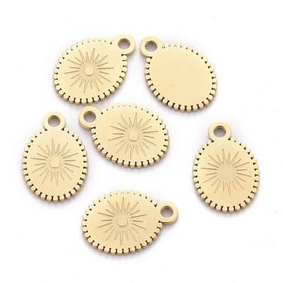 Ion Plating(IP) 304 Stainless Steel Charms