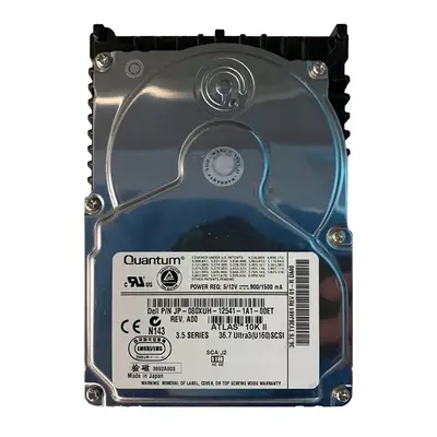 80XUH Dell 36GB Ultra-160 SCSI 10000 3.5-inch Hard Drive
