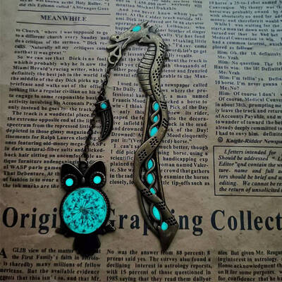 Luminous Alloy Dragon Bookmark