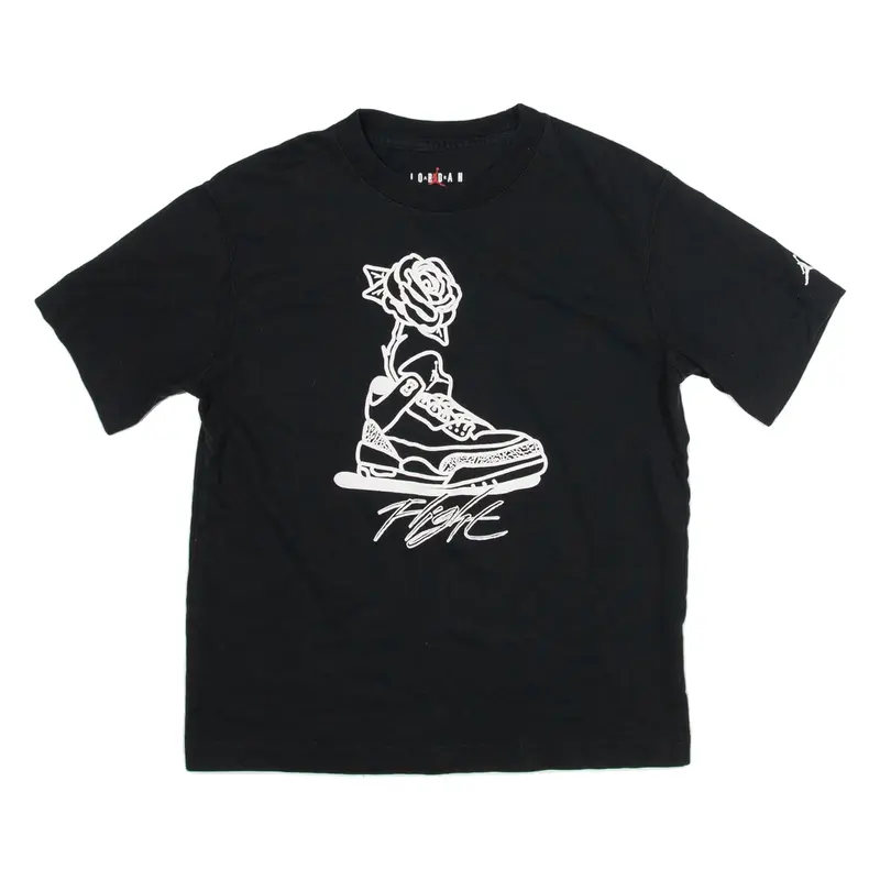 JORDAN Loose Fit Womens T-Shirt Black XS