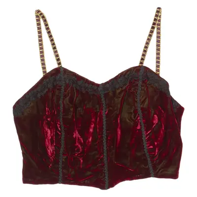 Womens Corset Red Strapless L