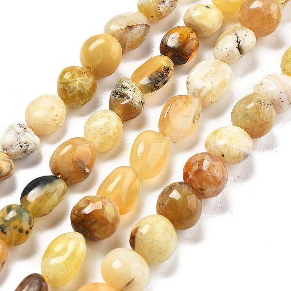 Natural Yellow Opal Beads Strands