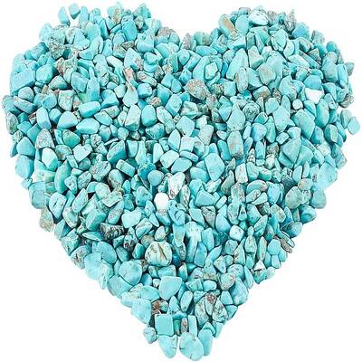AHANDMAKER Dyed & Heated Natural Howlite Chip Beads
