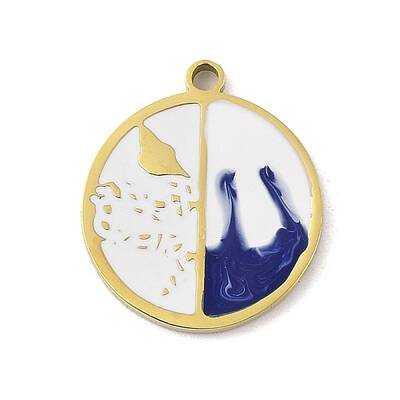 304 Stainless Steel Enamel Pendants