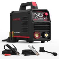 YESWELDER 205Amp 110/220V Stick Welder, ARC-205DS-PRO Digital Display MMA Welding Machine with Hot Start, Arc Force and VRD