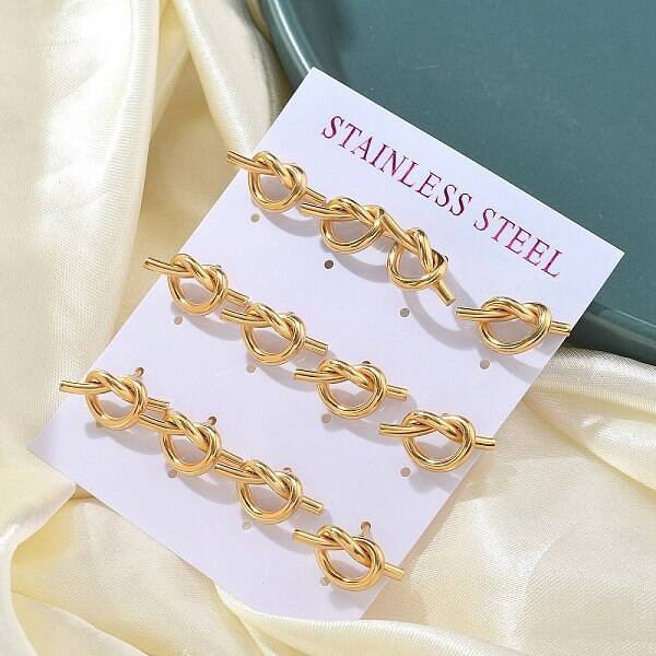 304 Stainless Steel Stud Earrings