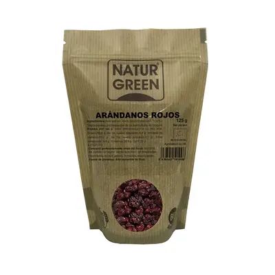 Naturgreen Organic Dried Red Cranberries 125g