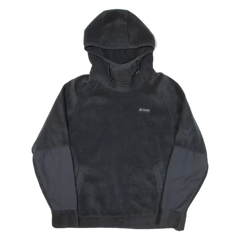 COLUMBIA Mens Black Hoodie L
